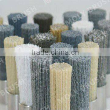 Abrasive nylon polishing brush