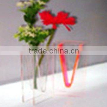 clear beautiful acrylic vase