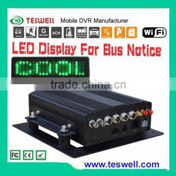 4 channel Surveillance kit with LED display 1TB SATA harddisk 3G WIFI MDVR