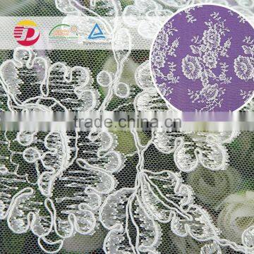Wholesale Cheap Guipure Embroidery Lace Curtain Fabric China Supplier Factory in 2016 photo-3