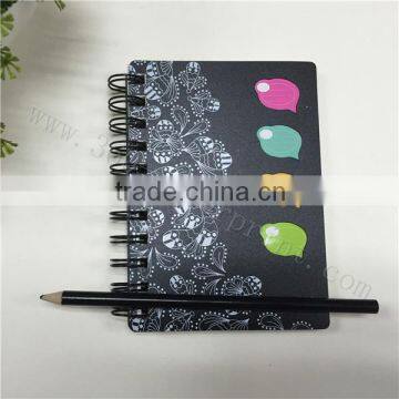 premium paper promotional spiral notepad, custom print paper notepad