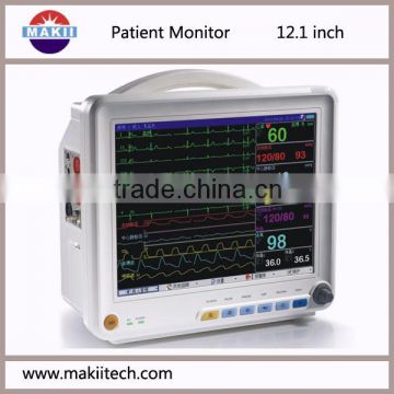 portable diagnosis 12 inch pulse oximeter patient monitor