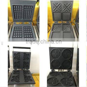 Single Head Gas 220v 2 Pcs Rectangle Red Bean Belgium Waffle Cake Maker photo-2