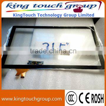 Cheaper 55 Inch USB Projected Capacitive Touch Screen Panel, Capacitive Touch Panel 10 Fingers Touch Quality Choice
