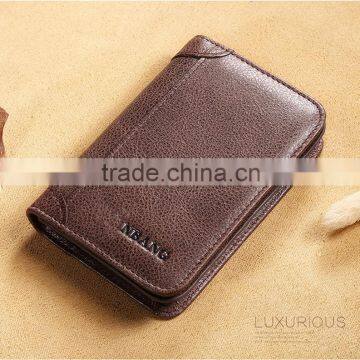 2016 Custom Luxurious Real Leather Credit Card Holder for Men photo-2