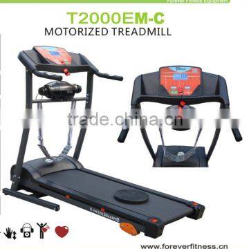 1.5hp dc motor treadmill with speaker bule lcd