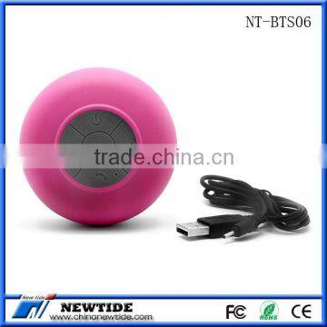 IPX4 shower bluetooth speaker mini waterproof bluetooth shower speaker
