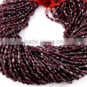 1 Strand Super Finest Quality Genuine Red Garnet Faceted Pear Shape Jewelry Making Beads Approx 4x6-5x7mm 14" Long