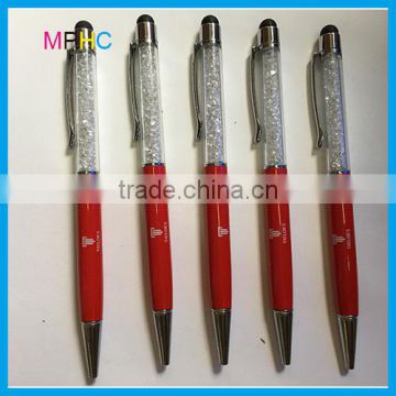 Customized Promotional Metal Crystal Screen Touch Stylus Ballpoint Pen