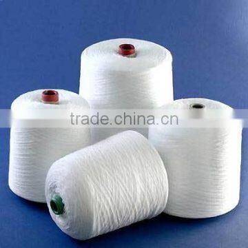 100% Ring spun polyester yarn for weaving and knitting