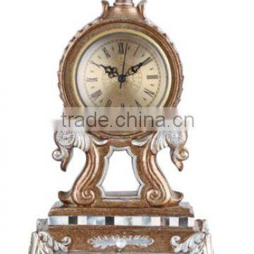 2014 NEW styles fashion gold antique table clock