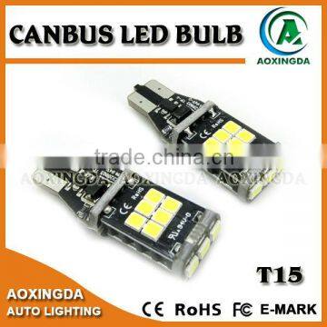 CANBUS LED reverse parking light bulb T15