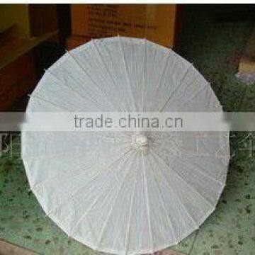 white paper parasol