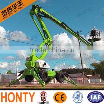 Professional design 200kg Diesel Engine/Battery Type Folding Arm pickup truck boom lift