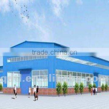 Prefab light steel structure frame workshop
