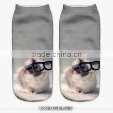 Red Hot Ankle Socks Soenjoy Cock High Quality 3d Full Print Colorful Ankle Socks Sports Unisex Custom Hot Sale Stretch Spandex photo-2