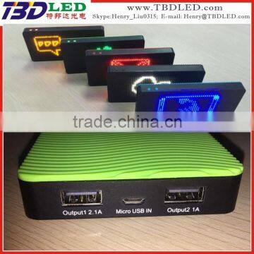 10000mah portable power bank holder,mini led power bank,mobile power bank LED display