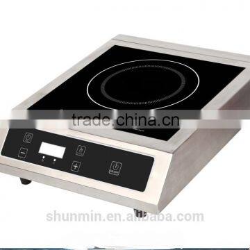 High duty 3500W commercial wok induction cooker commercial Induction cooktop with 304 stainless steel