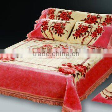 100% polyester blanket set