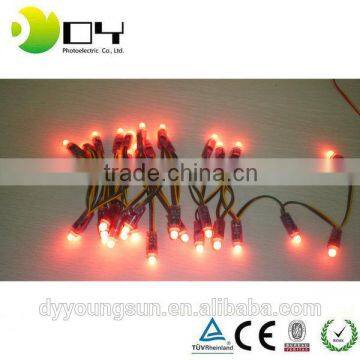 DC5v 9MM Dongguan Factory Strawhat single color/RGB Pixel Led String L ight