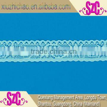 2.5cm dyeable new design woven lace elastic for lingerie