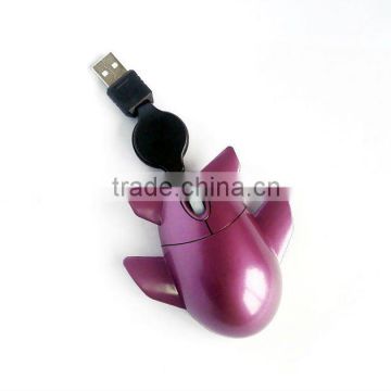 mini 3D airplane shape mouse