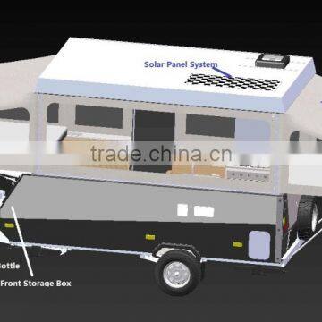 Small Mini Korea Camping Trailer for Camping With Camping Trailer Kitchen and Other Accessories by Manufacture Kindle photo-6