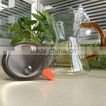 400ml Borosicicate Glass Manual Drip Coffee Maker,pour Over Coffee Maker photo-3