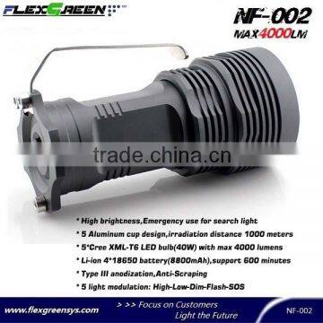 Flexgreen 40w 4000lm 5xXML 5 T6 Led Torch photo-2