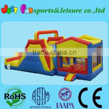 Inflatable castle and slide, inflatbale combo