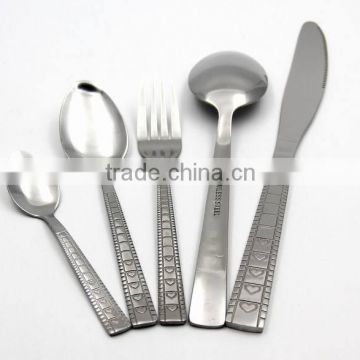 2016 western family most liked stainless steel cutlery