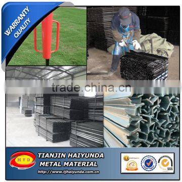 1.58kg-2.04kg/m Australian & Newzealand Steel Y Post / Star Picket