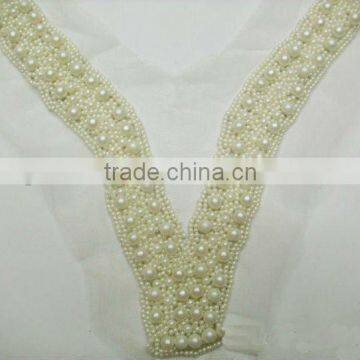 Beaded accessories embroidery neckline, blouse neck designs