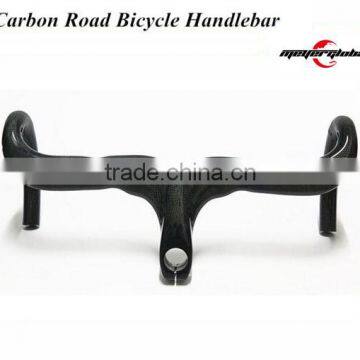 NEW design Glossy surface 3k carbon road bike handlebar 80/90/100/110mm handlebar integrated with cheap price