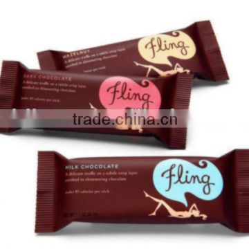 automatic chocolate candy bar pillow packing machine