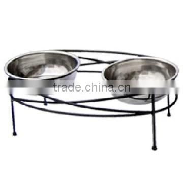 New Design Double Stainless Steel Pet Mixing Bowls