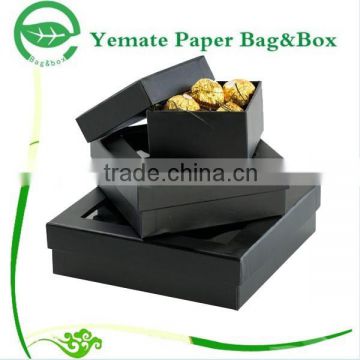 Super Quality Packaging Box Fatory! custom design printed a series small luxury packaging white paper window sweet box