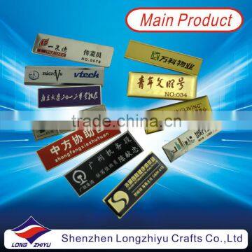 Custom Name Badges Die Cut With Custom Shape And Logo,Punching Metal Plate