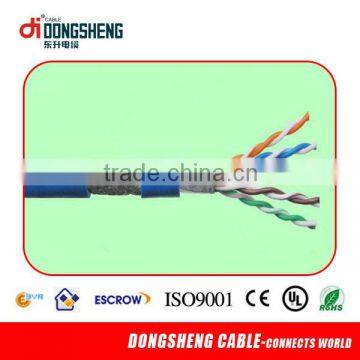 1000ft 0.57mm 23AWG 4 Pairs outdoor cat6 communication cable
