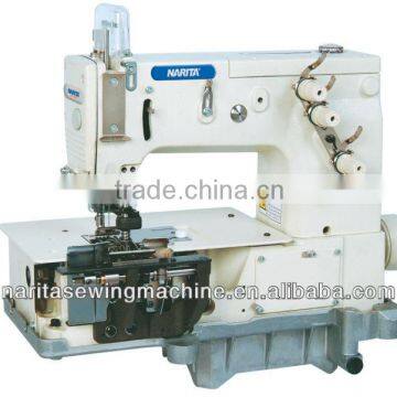NT-2000C Double needle flat-bed making belt loop with front fabric cutter(the width of belt loop)sewing machine