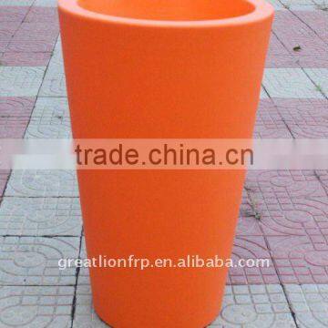 large and tall polyethylene plastic flower pot