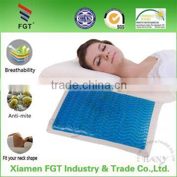 Customized cool natural latex memory foam ice gel pillow