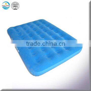 Hot sales inflatable air mattress with flocking