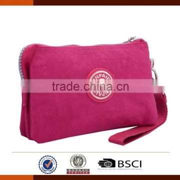 Latest Pink Multi Pocket Coin Bag For Ladies