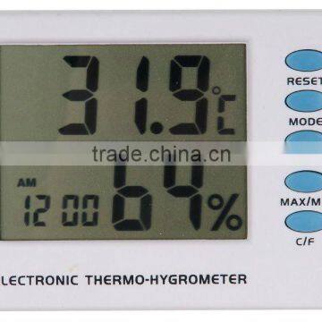 SH-121 Digital Thermo Hygrometer And Clock
