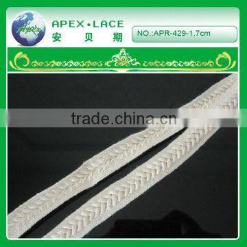 poyester tape with chain for garment