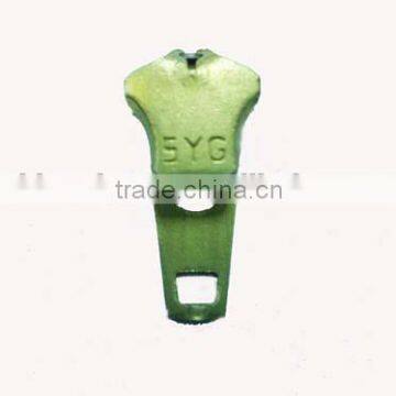 5# Brass Zipper 5YG Zipper Brass Slider Auto-lock Zipper Slider Pin-lock Zipper Slider Jeans Zipper Slider photo-2