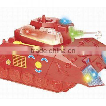 Electronic cheap toy tank with light and music