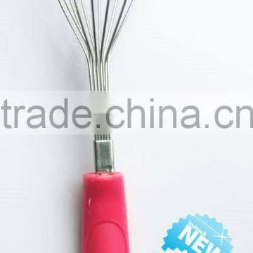 Whisk Stainless,Stainless Steel Silicone Coated Wire Whisk,Rotating Whisk Silicone