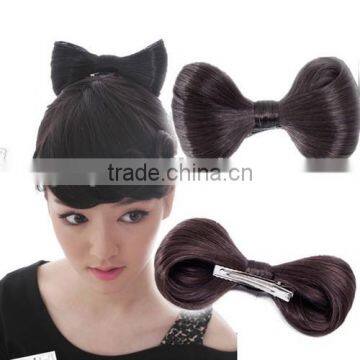 wig bowknot aligator hair clip